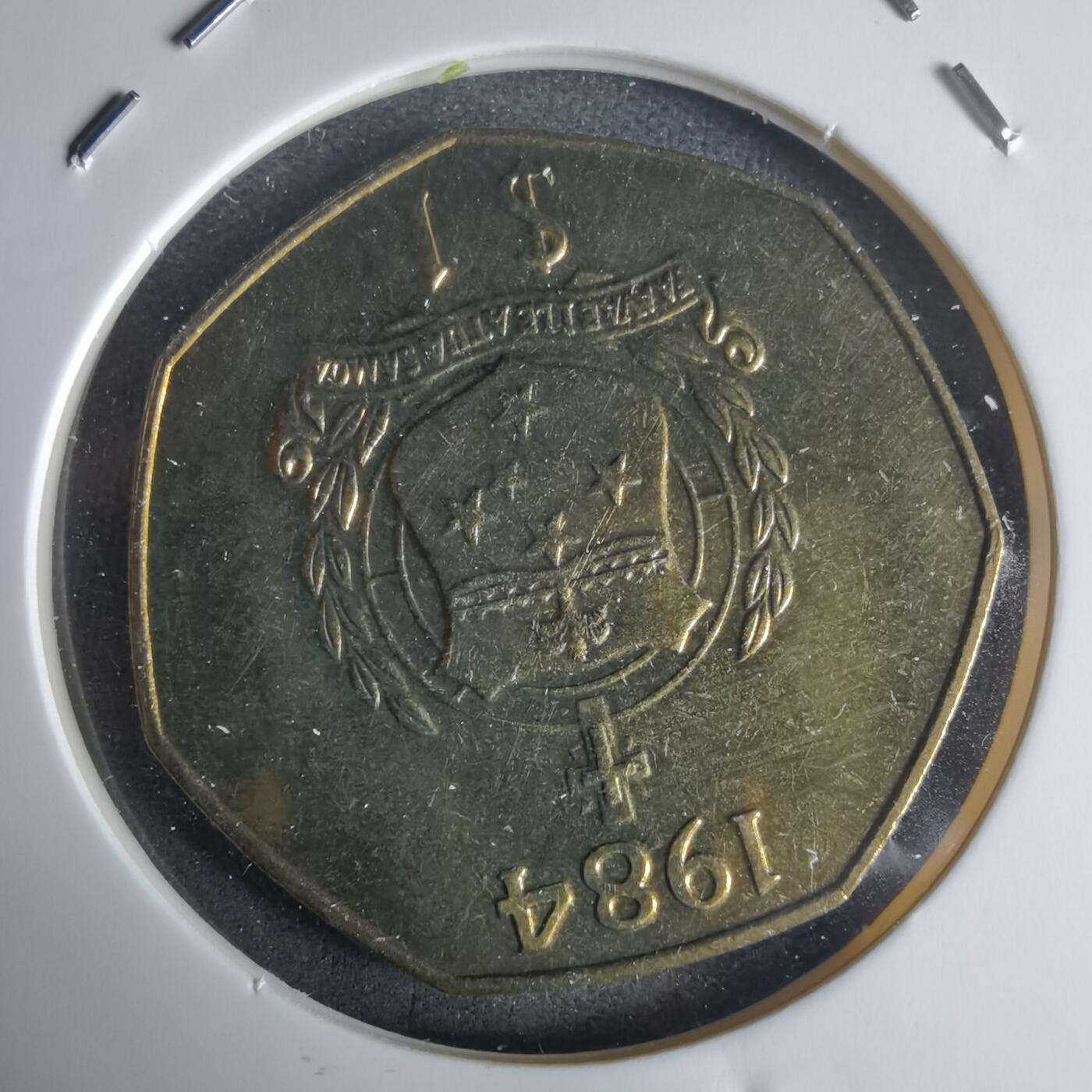 沼泽如烟--第975场 萨摩亚1984年一元