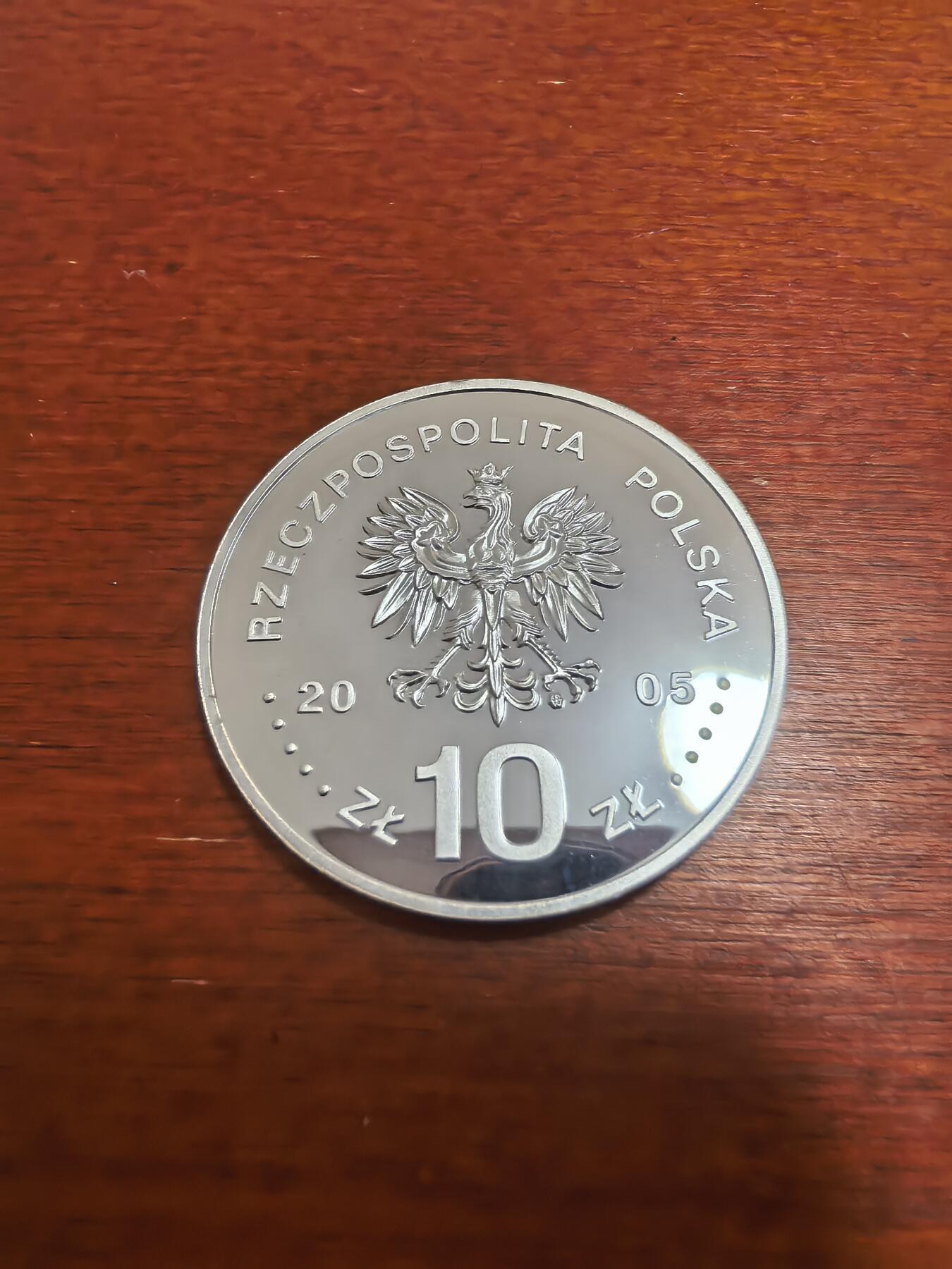 长老汇蛇年精选第九十六场拍卖 2005波兰奥古斯都二世10兹罗提精制银币，14.14克925银，克书未记载