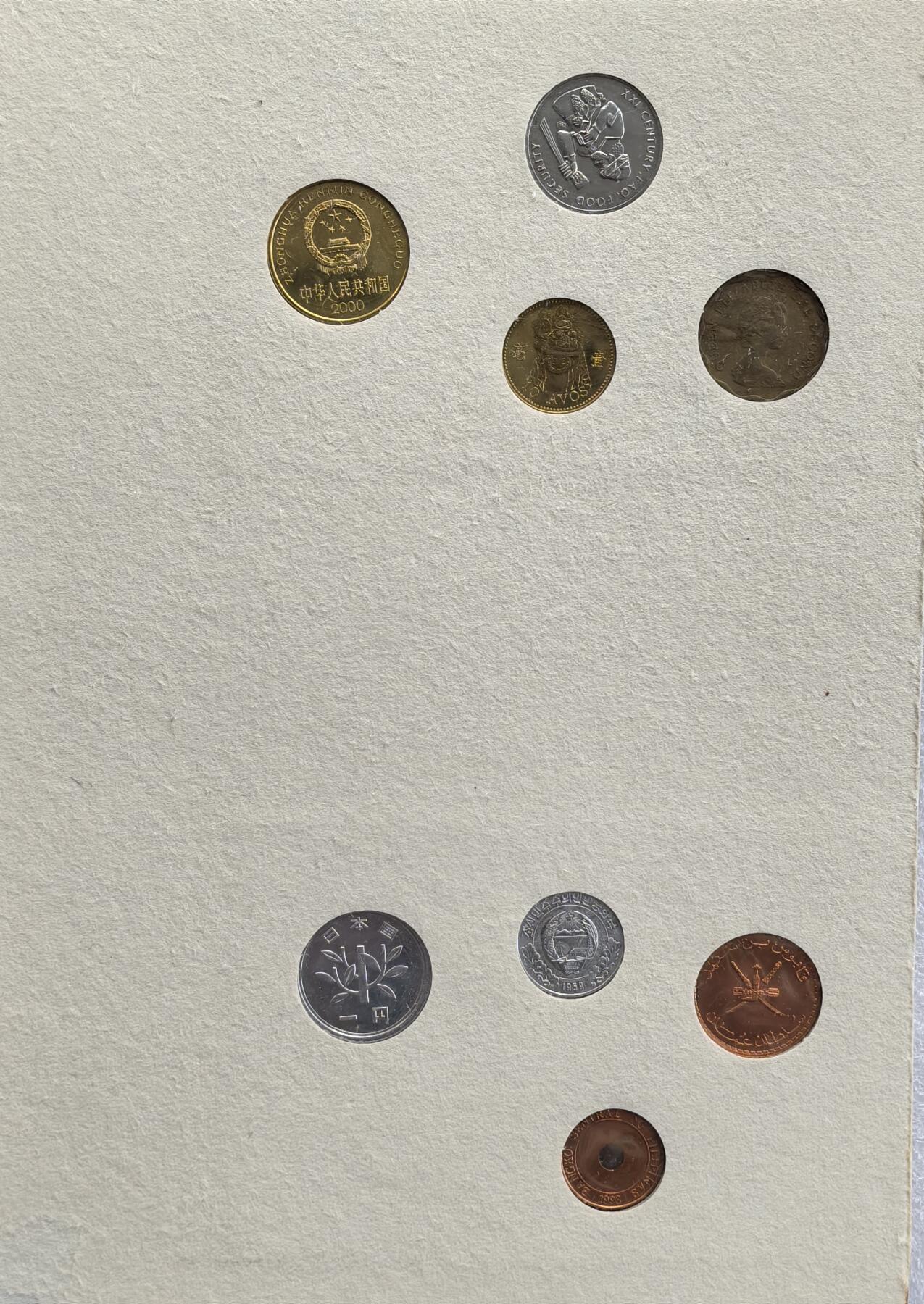 外国优质老铜币高银银币，周六九点倒数截拍，满百包邮，持续收拍 币册拆下的纪念币共8枚含土耳其FAO及原色梅花币