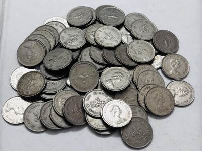 文馨钱币收藏 2026新年第五场（第 291 场）【长期接代拍品】 - 好品英属香港一元 70 枚