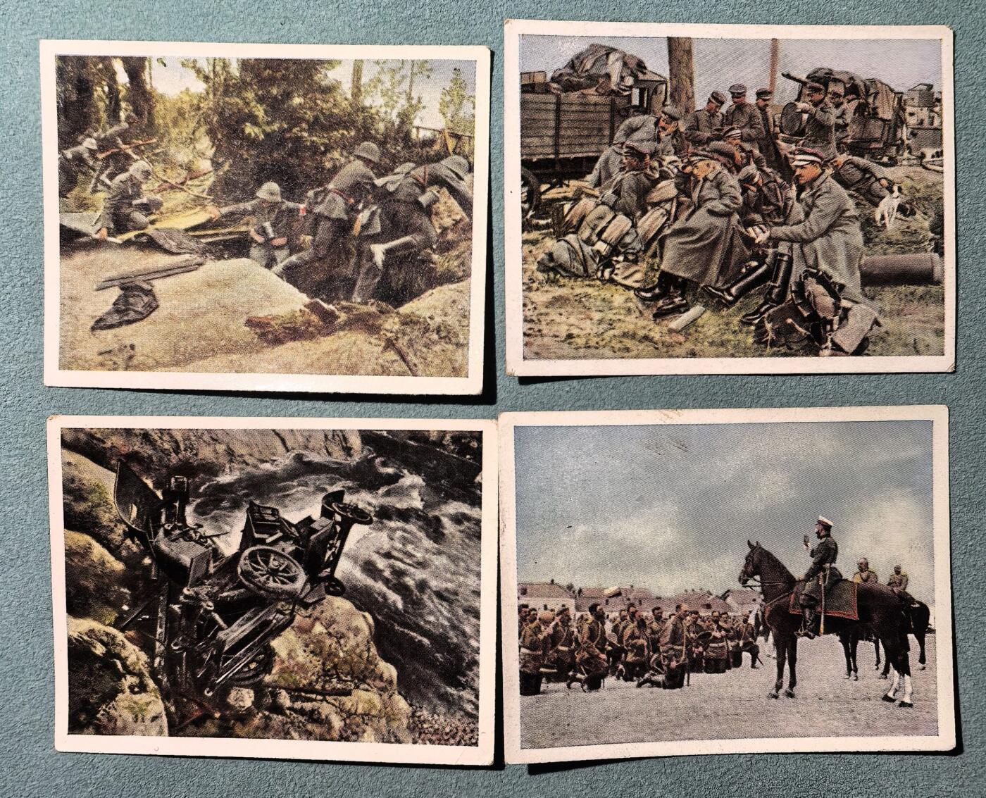 盛世勋华——号角文化勋章邮票专场拍卖第302期 德国（1939）1940年代宣传烟卡 4张 世界大战（指一战）