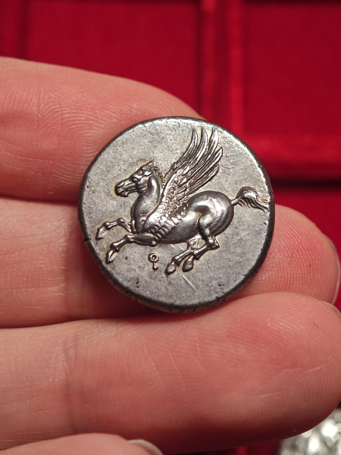 NGC评满分➕⭐Fine style古希腊雅典娜飞马银币