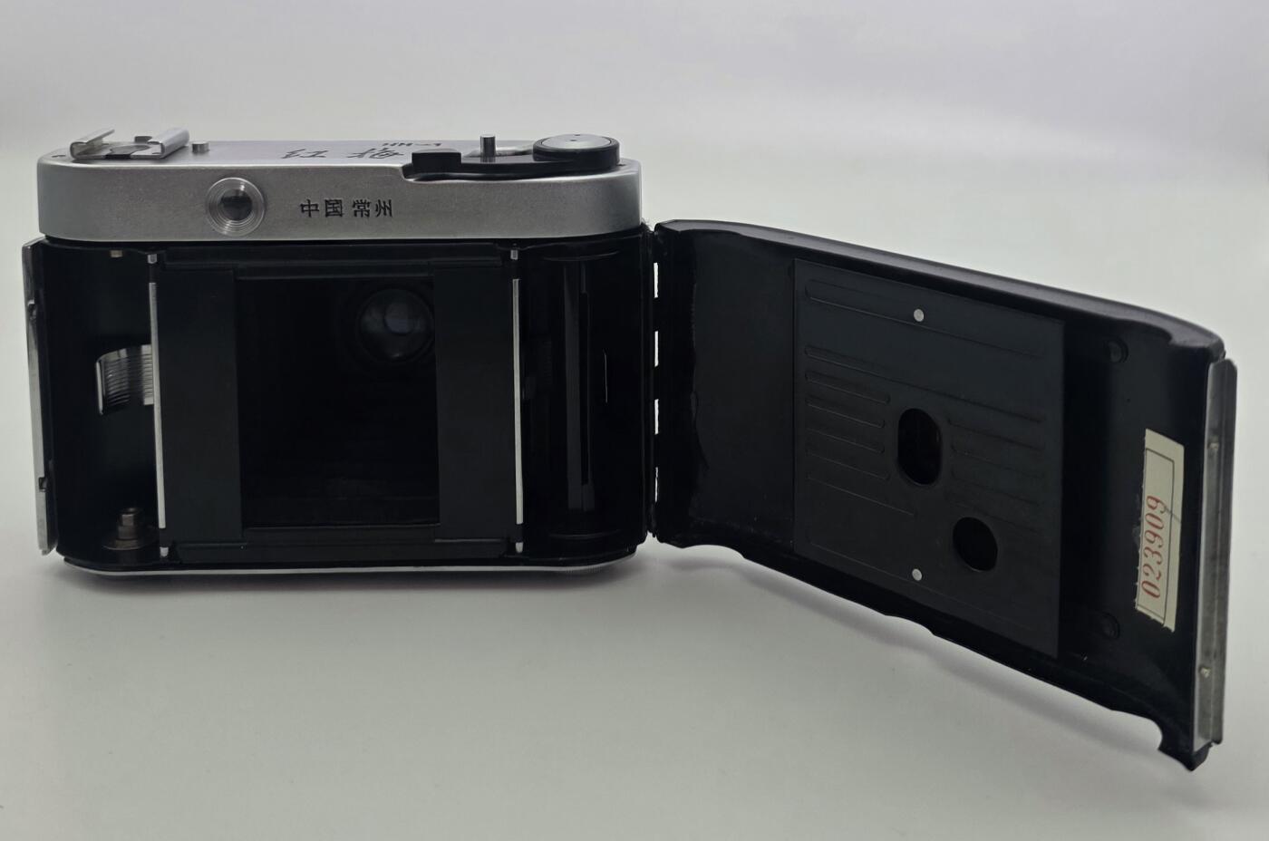 红梅HM-1折叠相机-时光的印记-相机的前世今生-另送海鸥相机小皮壳