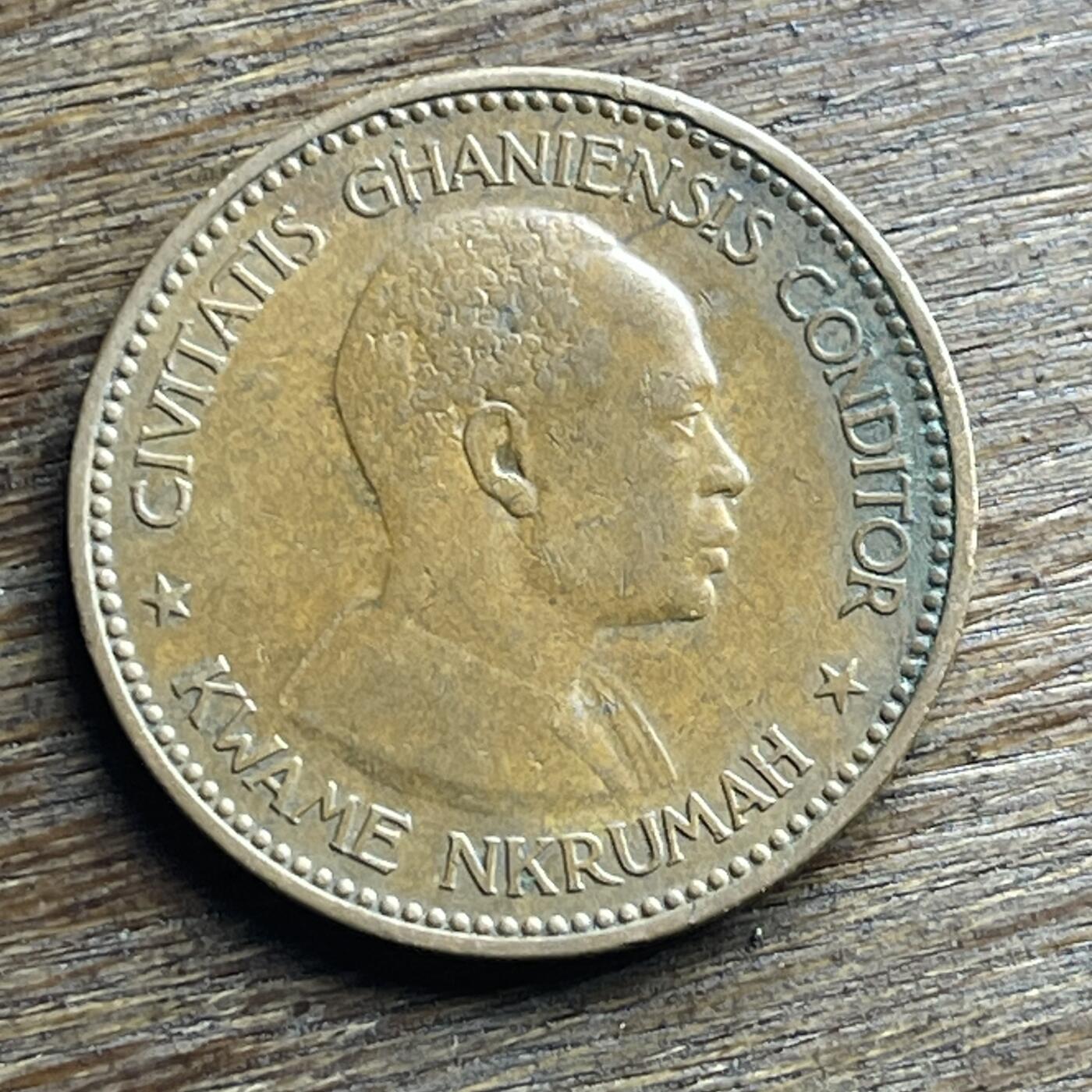 【本场4.12号发货】★第145加场★精品硬币 套币专场 不寄存，200包邮。不满200元，支付5元运费。《接受代拍 代送NGC评级》 65【无寄存】1958 加纳 1便士 铜币