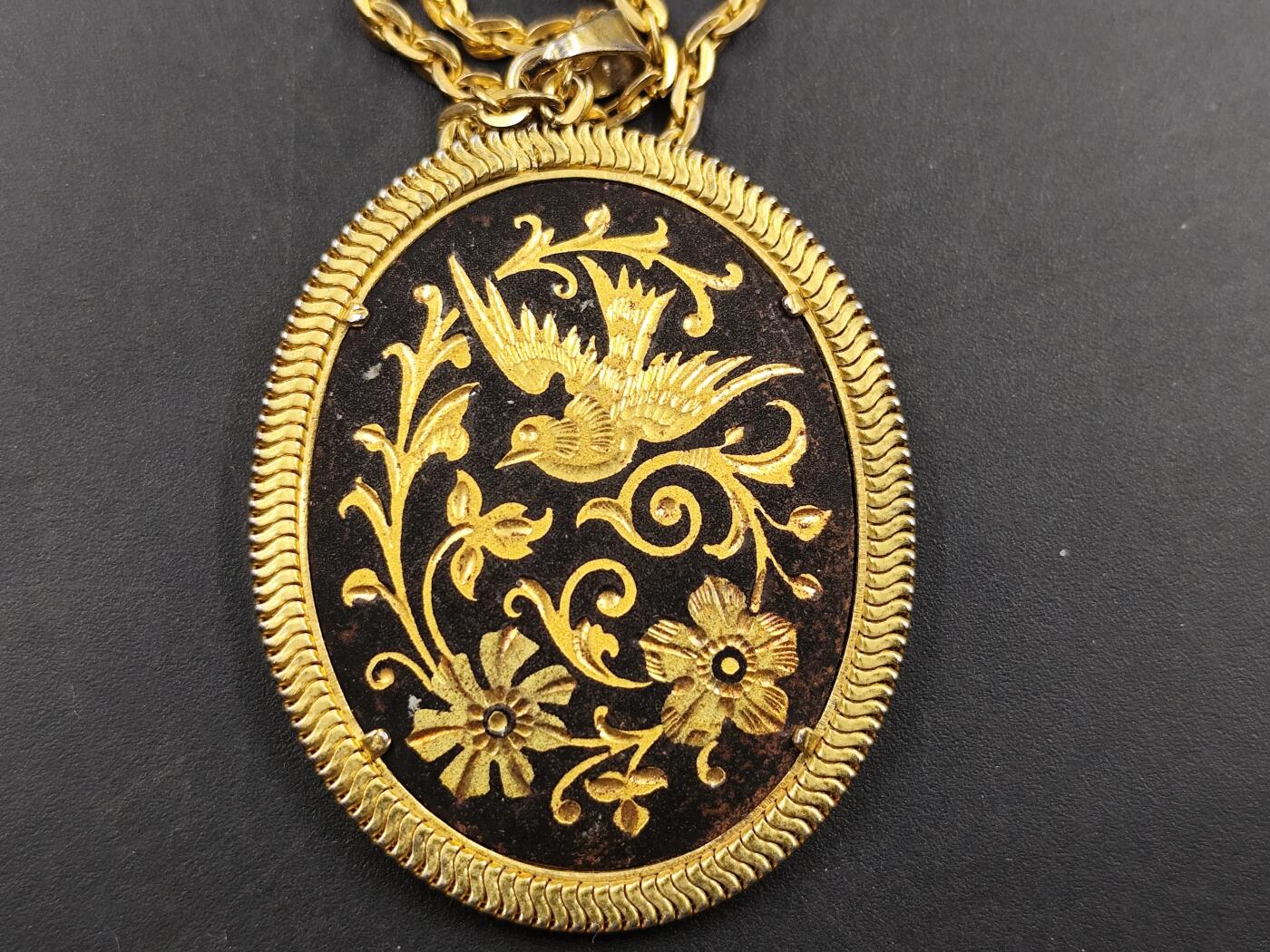 1月25日徽章钱币专场 大马士革错金项链 