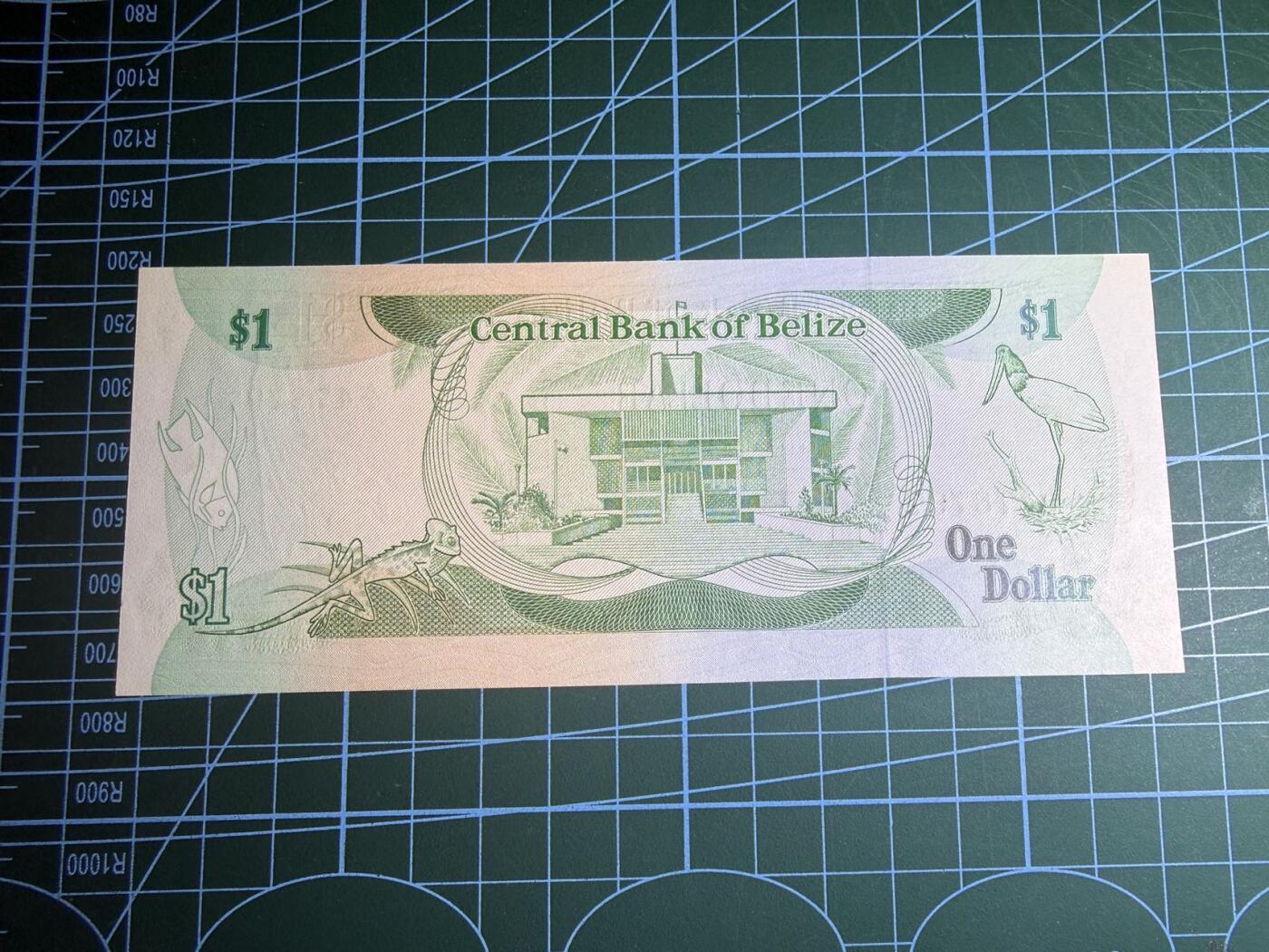 【炜奕收藏】，第五十八期，英属第三场 1983年伯利兹1元，UNC品相