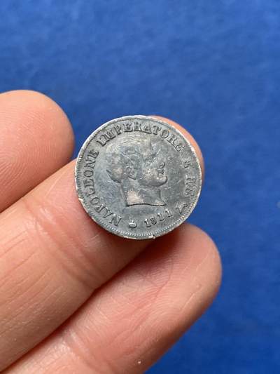 《竞宝斋》第462场 周日，周一，2场连拍 （全场包邮）欢迎送拍 - 意大利1811年拿破仑10索迪银币