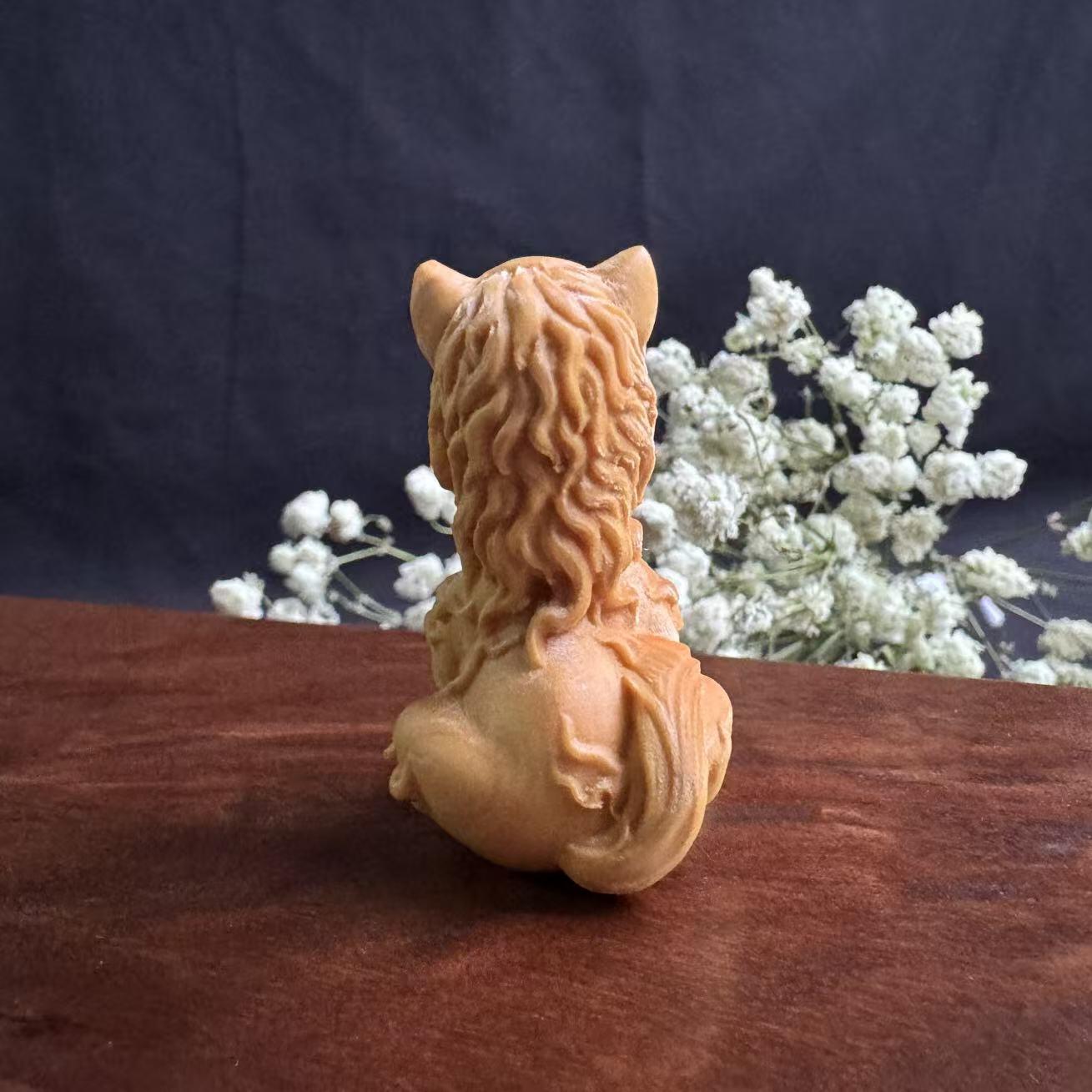 零元拍：2026马年，黄杨木雕12生肖之：萌马，高约：40MM。可爱不。