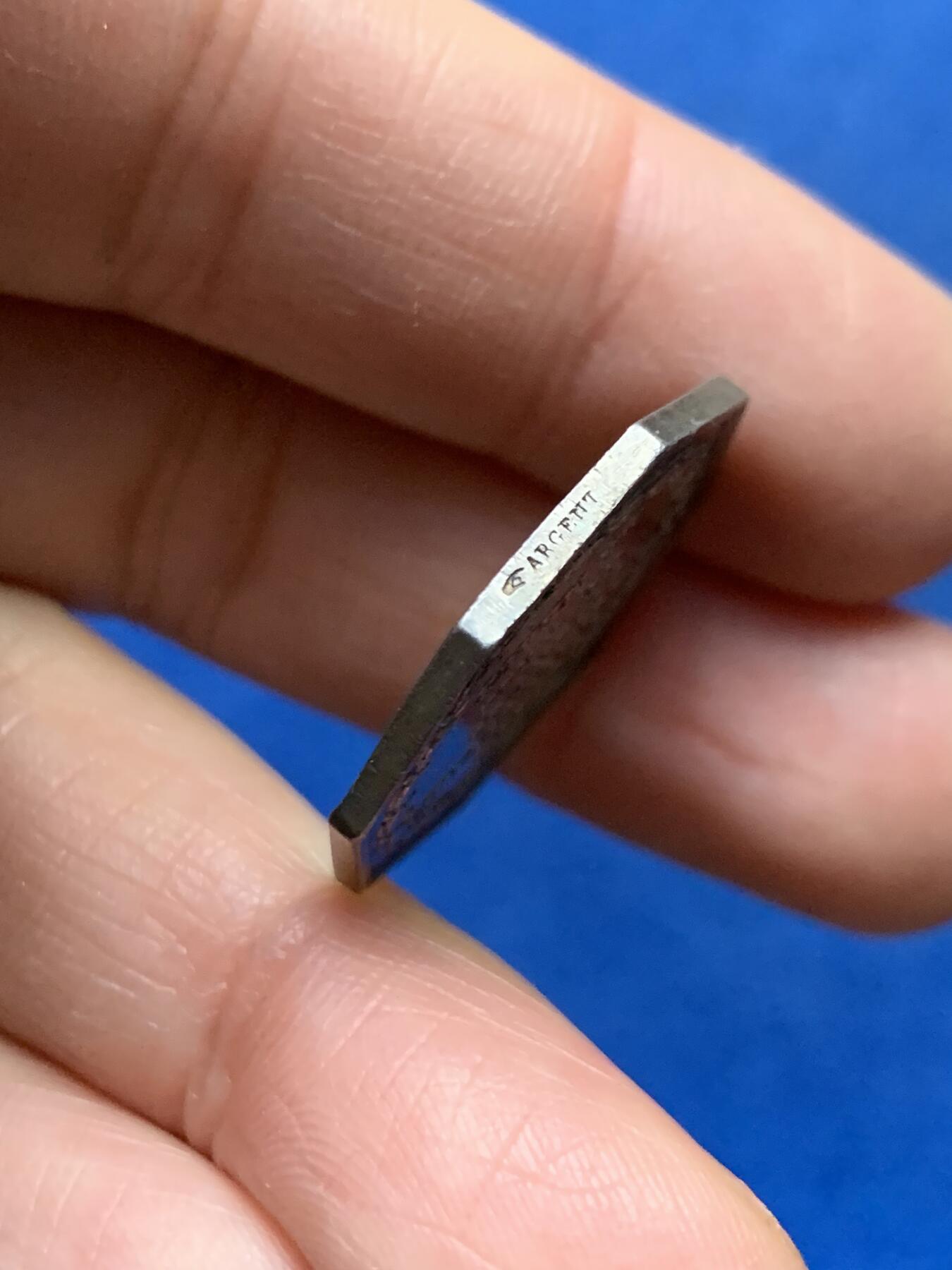 《竞宝斋》第462场 周日，周一，2场连拍 （全场包邮）欢迎送拍 法国八角银质代币，莫城农业、园艺、渔业、狩猎、科学和艺术协会，7.6g，25mm，手指边铭