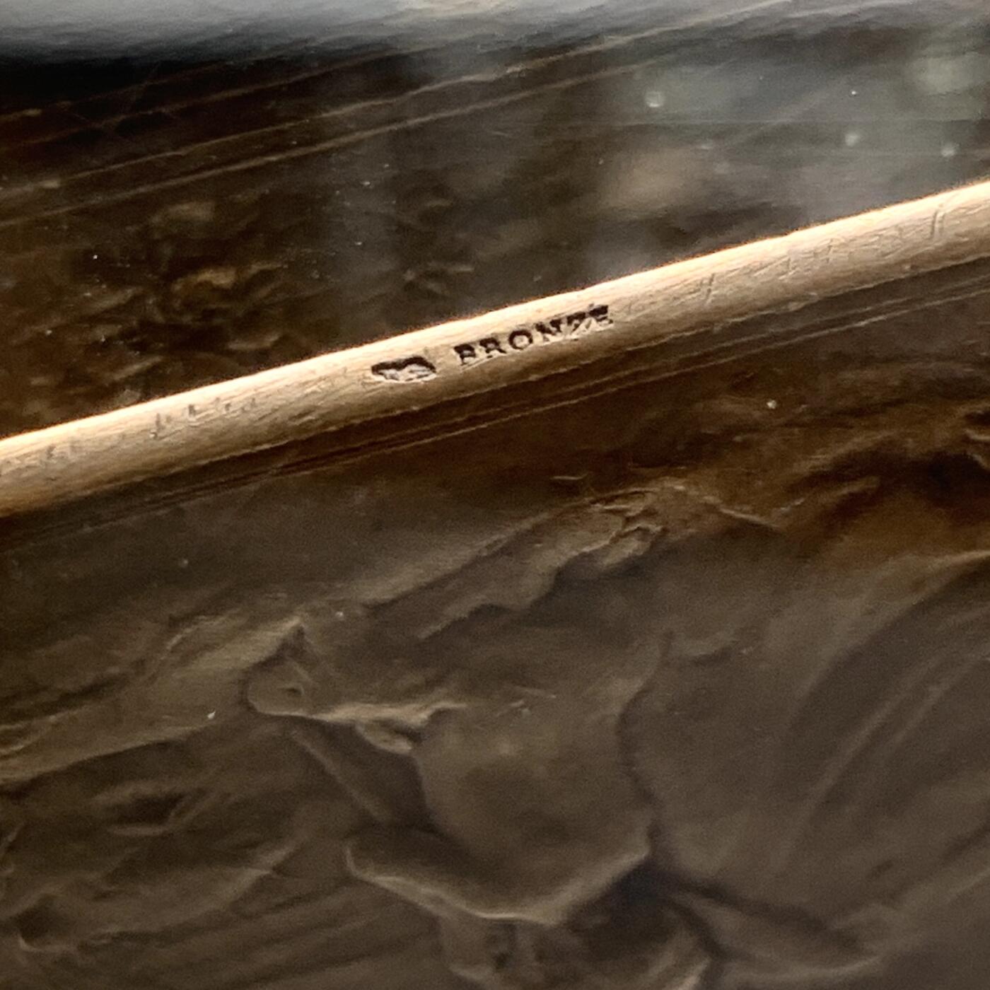 掌中浮雕-藏着的欧洲第051场 1900年法国“致敬太阳”纪念铜章，64 X50mm