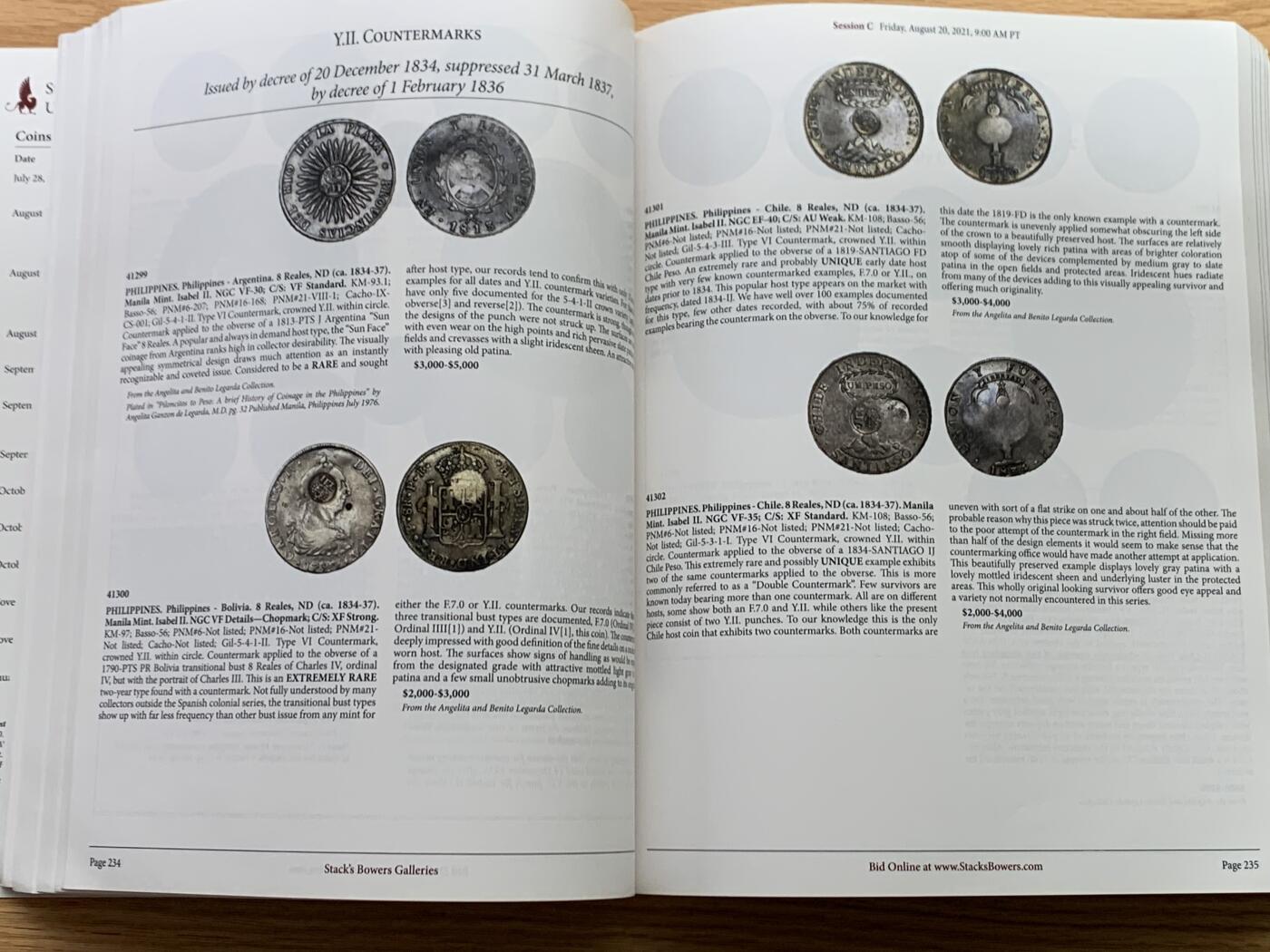 《竞宝斋》第462场 周日，周一，2场连拍 （全场包邮）欢迎送拍 SBP 2021世界钱币拍卖目录 大开本全彩印 厚达576页 重达2公斤