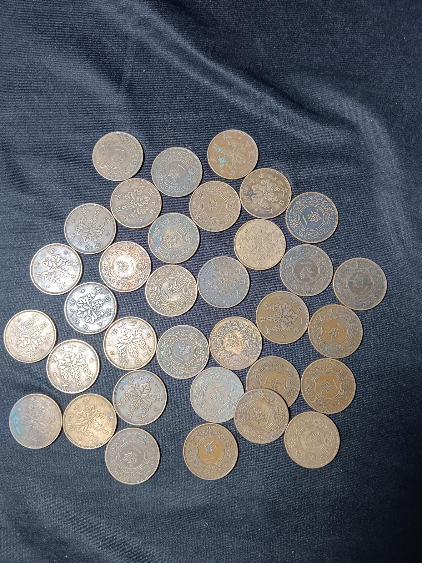 112期新疆红钱粟特钱币丝路钱币专场 回流钱币一组(34个)