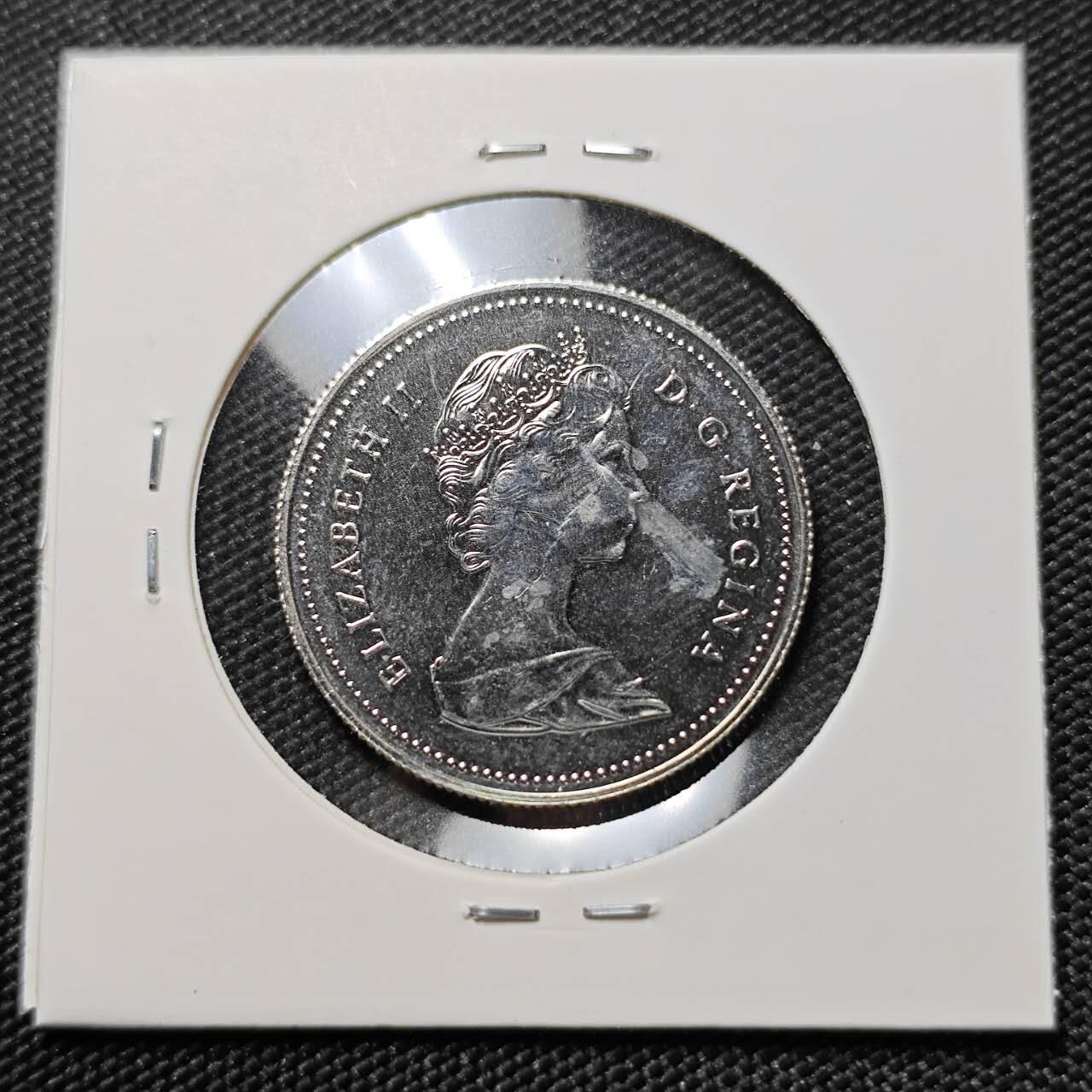 KK钱币收藏小铺  第390期  2月预留时间 周末发货  1985加拿大50分精制币