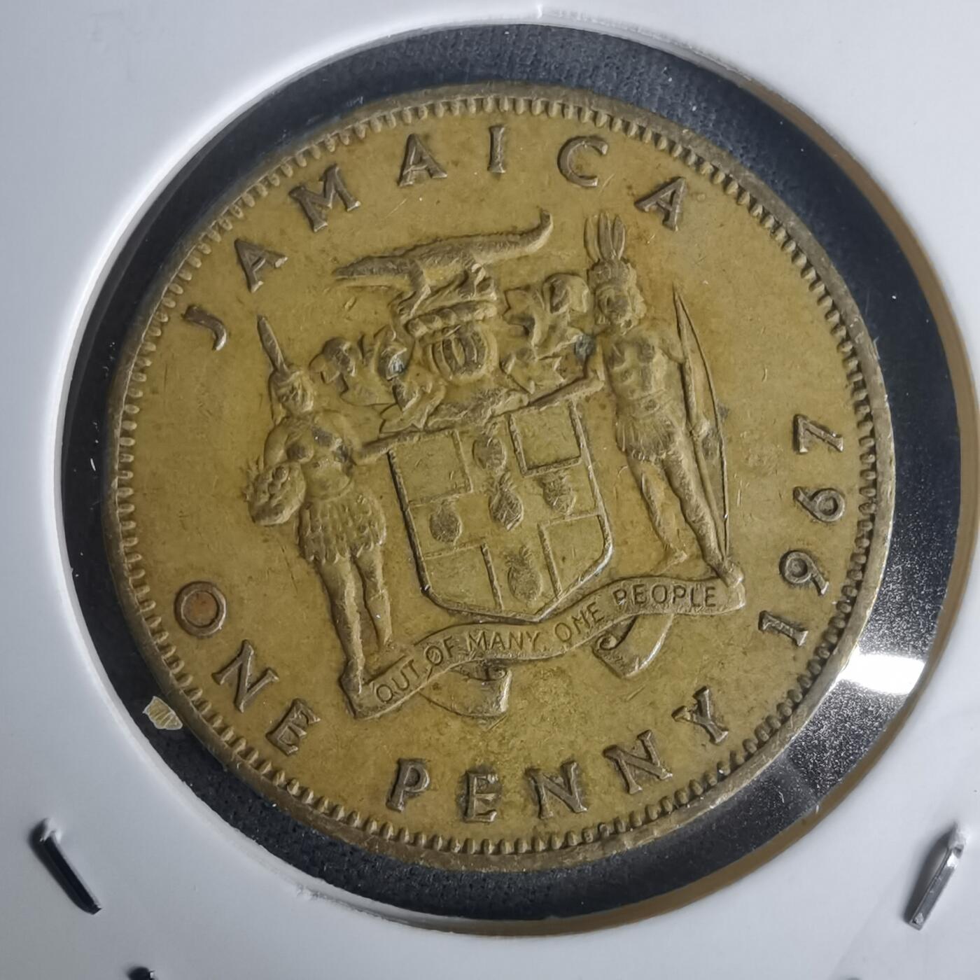 沼泽如烟--第977场 牙买加1967年1便士