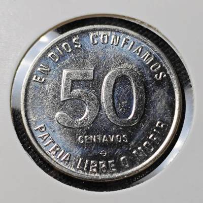 KK钱币收藏小铺  第390期  2月预留时间 周末发货 -  1983尼加拉瓜50分