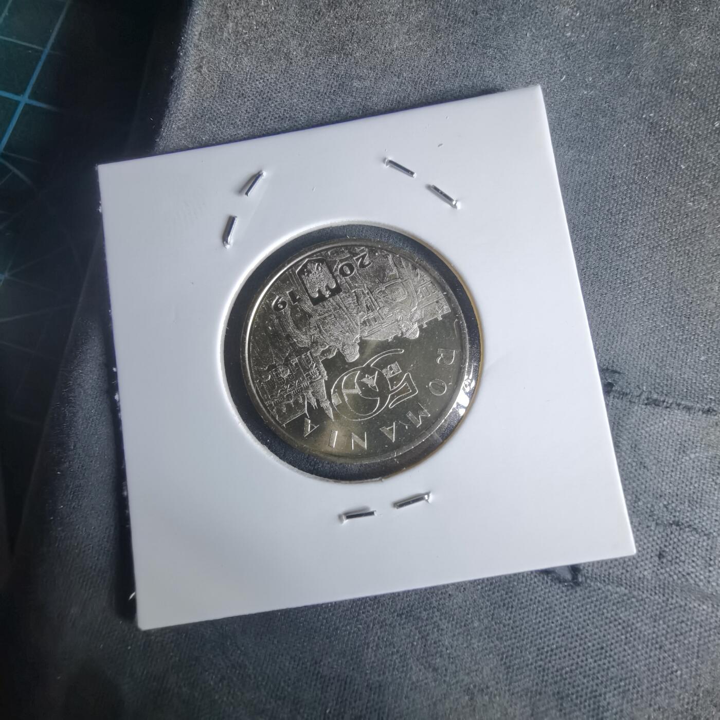 沼泽如烟--第977场 罗马尼亚2019年50巴尼纪念币