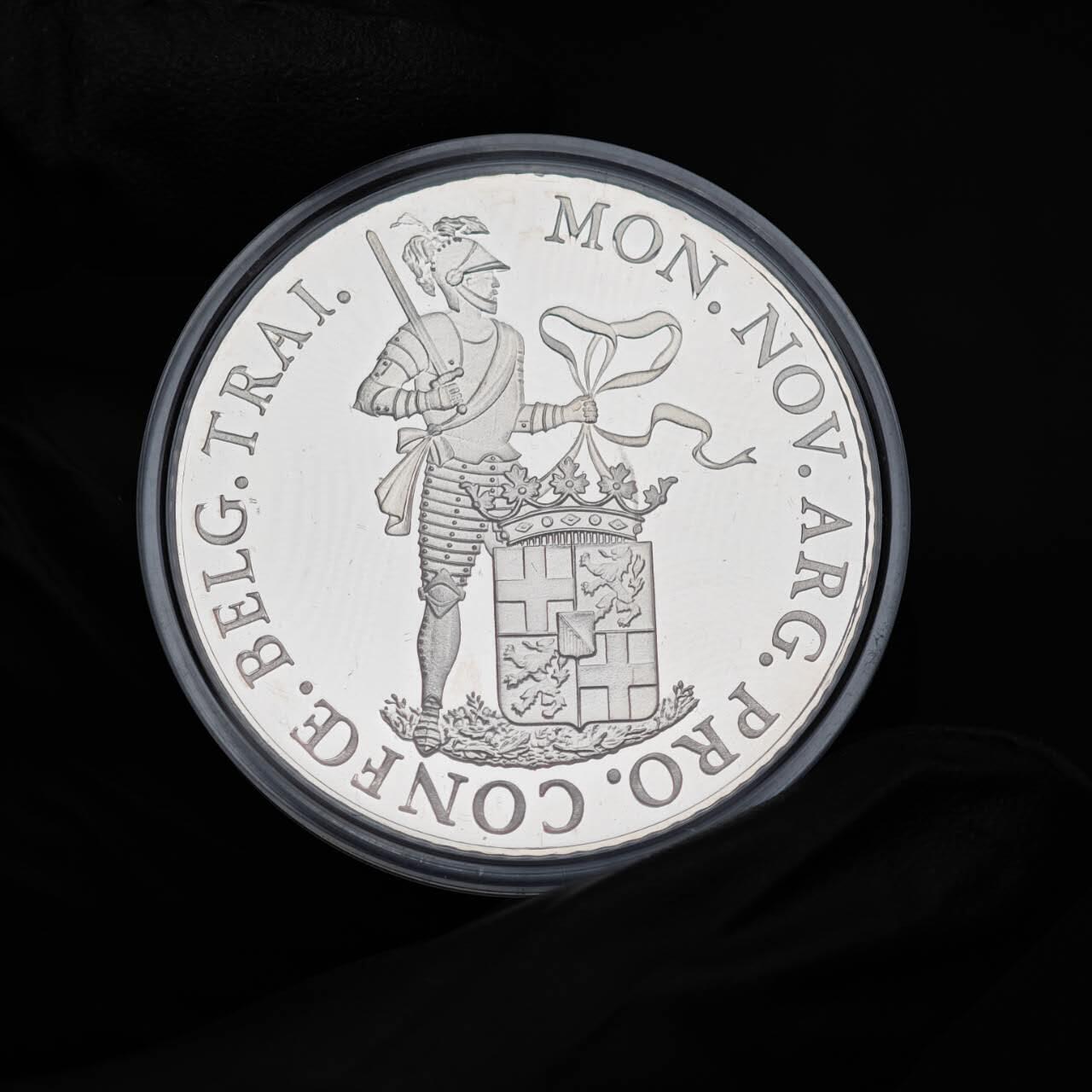 金瓯小拍第三期 古今币章 银价专场 荷兰杜卡特复刻精制银章1989年 28.3克