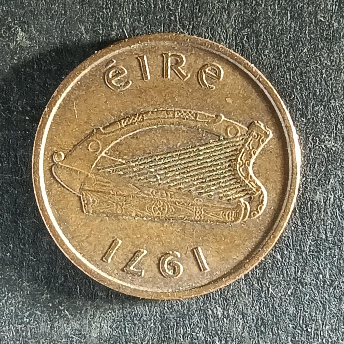 逸泉钱币2026第十五场世界钱币纪念币纸钞A883-1213A 1207 爱尔兰半便士铜币