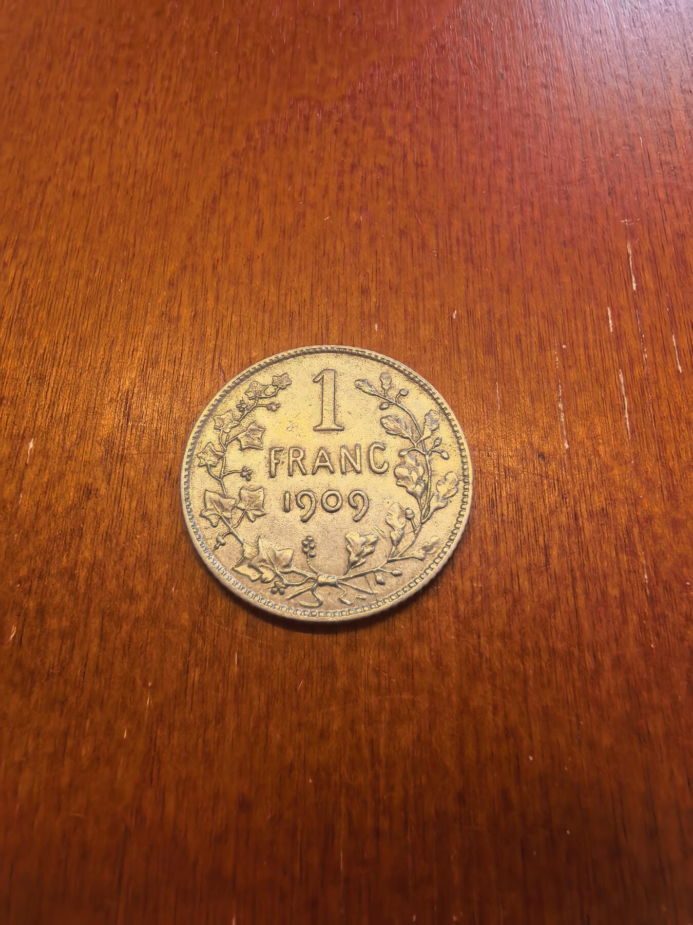 长老汇蛇年精选第九十六场拍卖 1909比利时利奥波德二世1法郎银币，5克835银，克书110美金