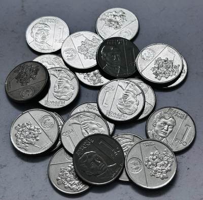 文馨钱币收藏 2026新年第五场（第 291 场）【长期接代拍品】 - 新版菲律宾 1 比索 21 枚