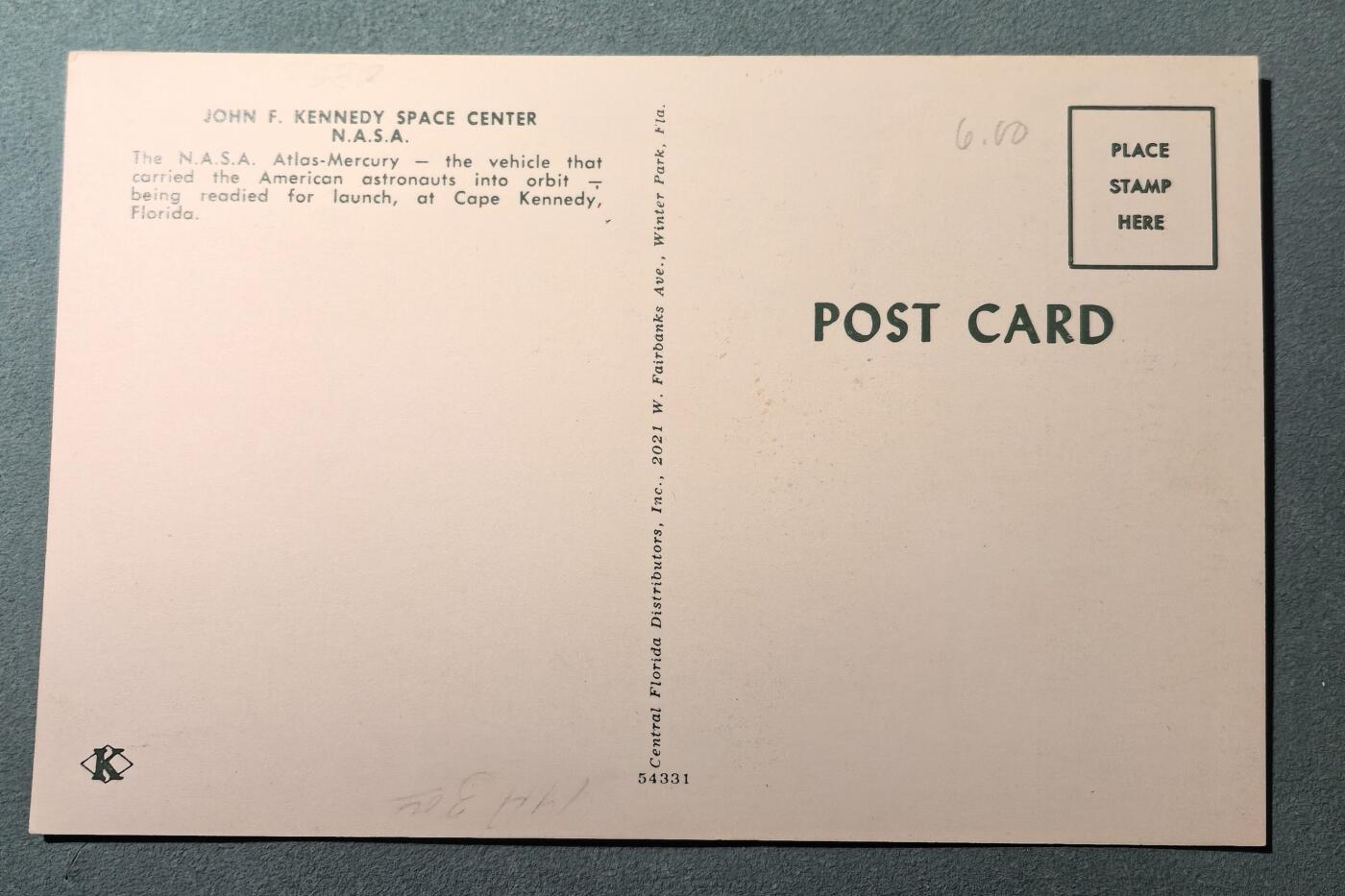 盛世勋华——号角文化勋章邮票专场拍卖第302期 美国冷战时期军事专题明信片 肯尼迪航空航天中心