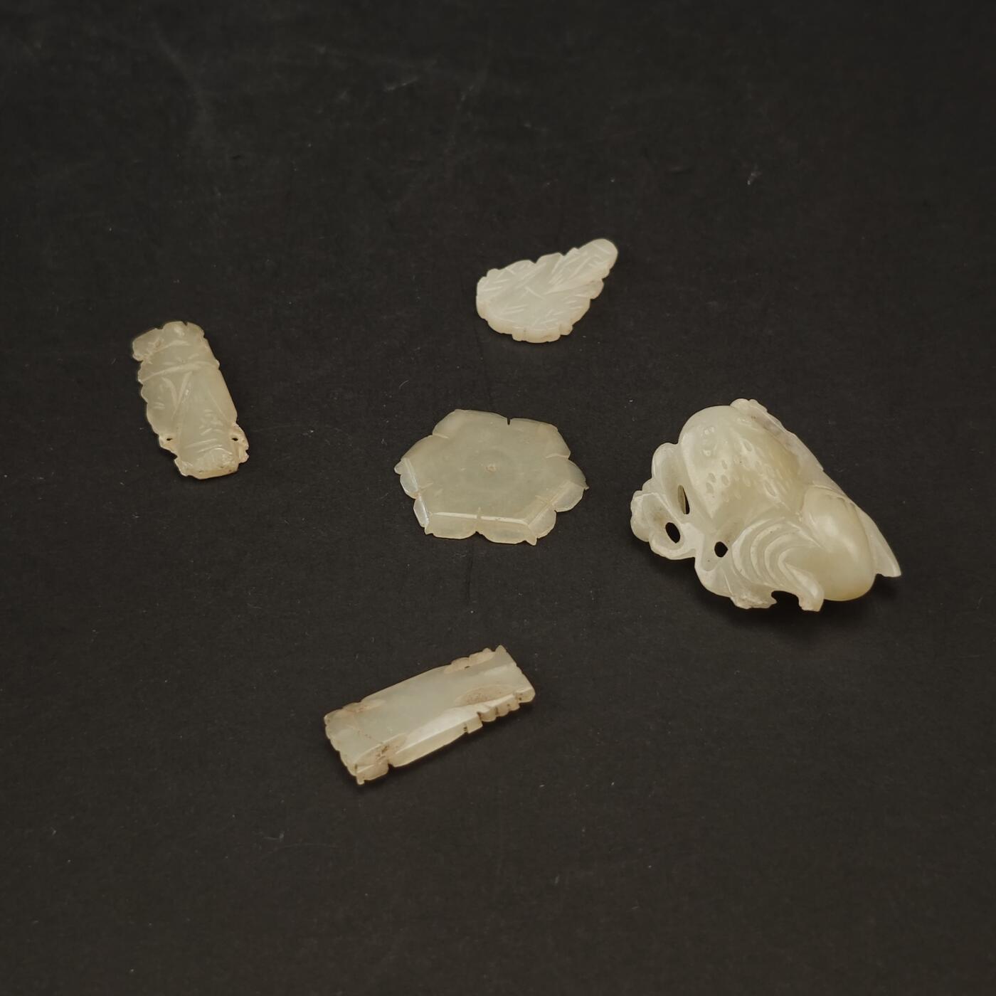 上海都达杂项专场九（全场包邮） 清 各式旧玉 5件1-40