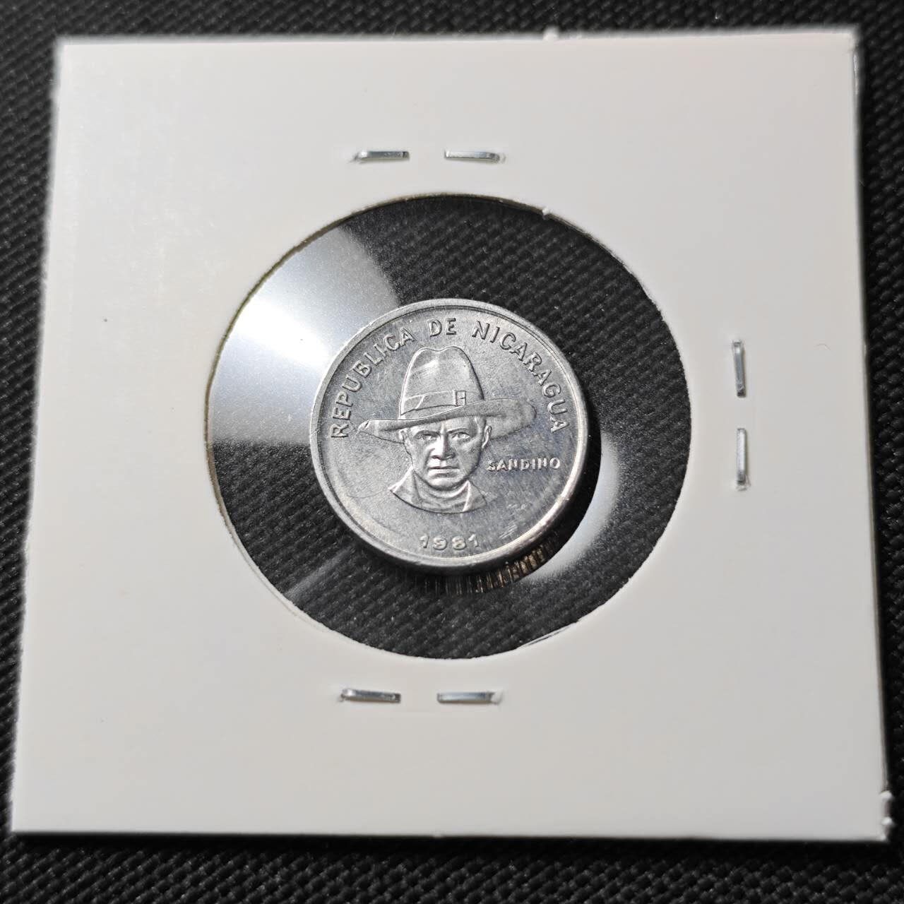 KK钱币收藏小铺  第390期  2月预留时间 周末发货  1981尼加拉瓜5分