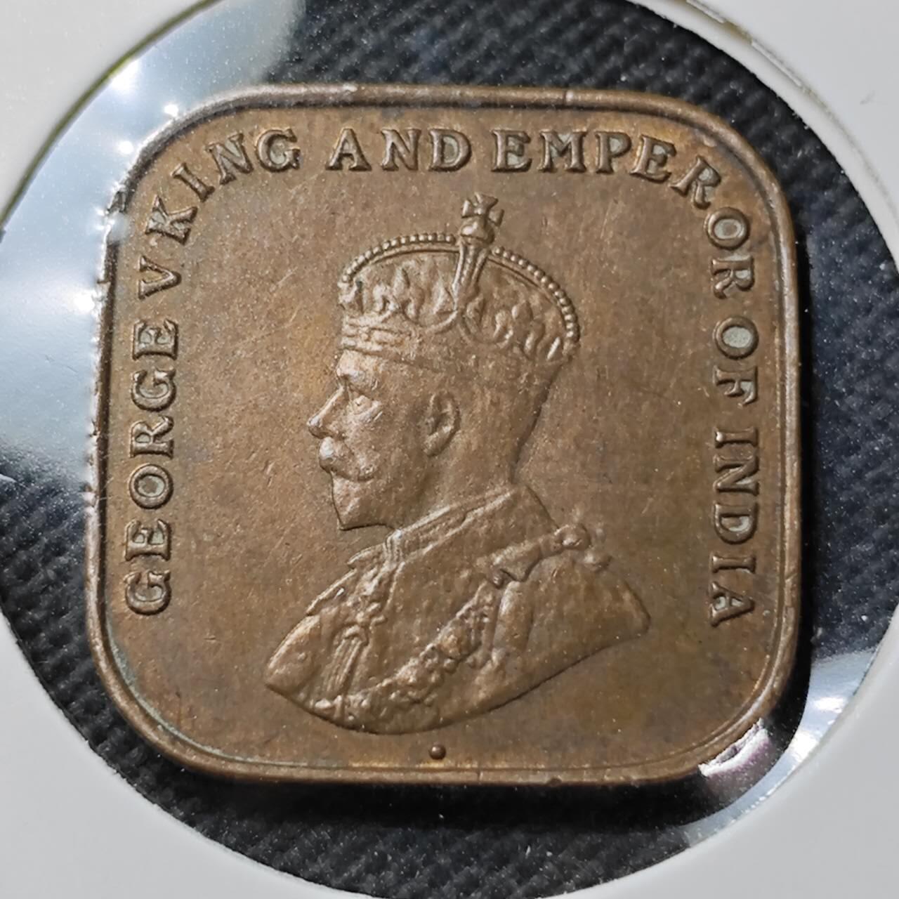 KK钱币收藏小铺  第389期  2月预留时间 周末发货  1920马来亚1分铜币