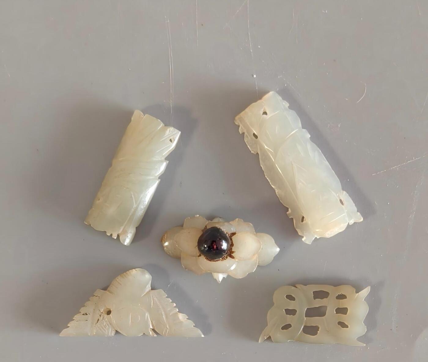 上海都达杂项专场九（全场包邮） 清 各式旧玉 5件1-42