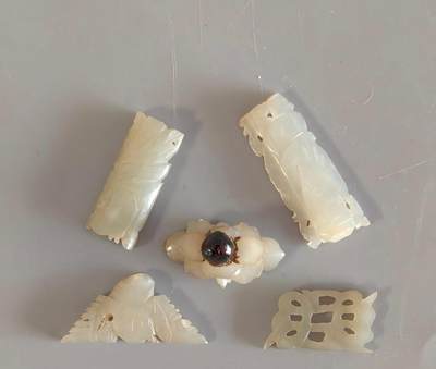 上海都达杂项专场九（全场包邮） - 清 各式旧玉 5件1-42