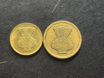 邮泉阁限时拍卖第四十场 非洲专场（硬币在国外。请付邮费6元。） - 埃及陶罐2枚