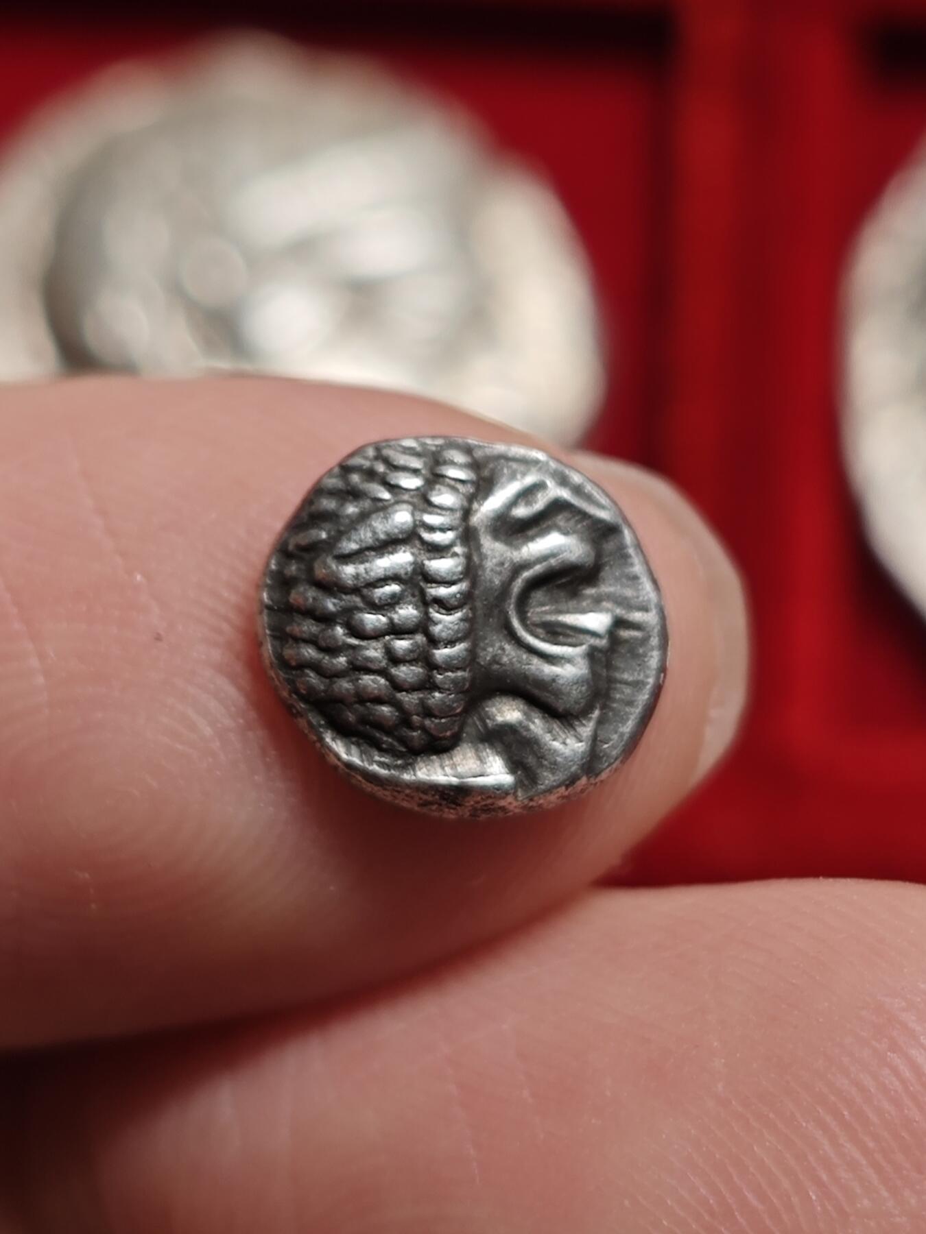 古希腊米利都咆哮狮子银币