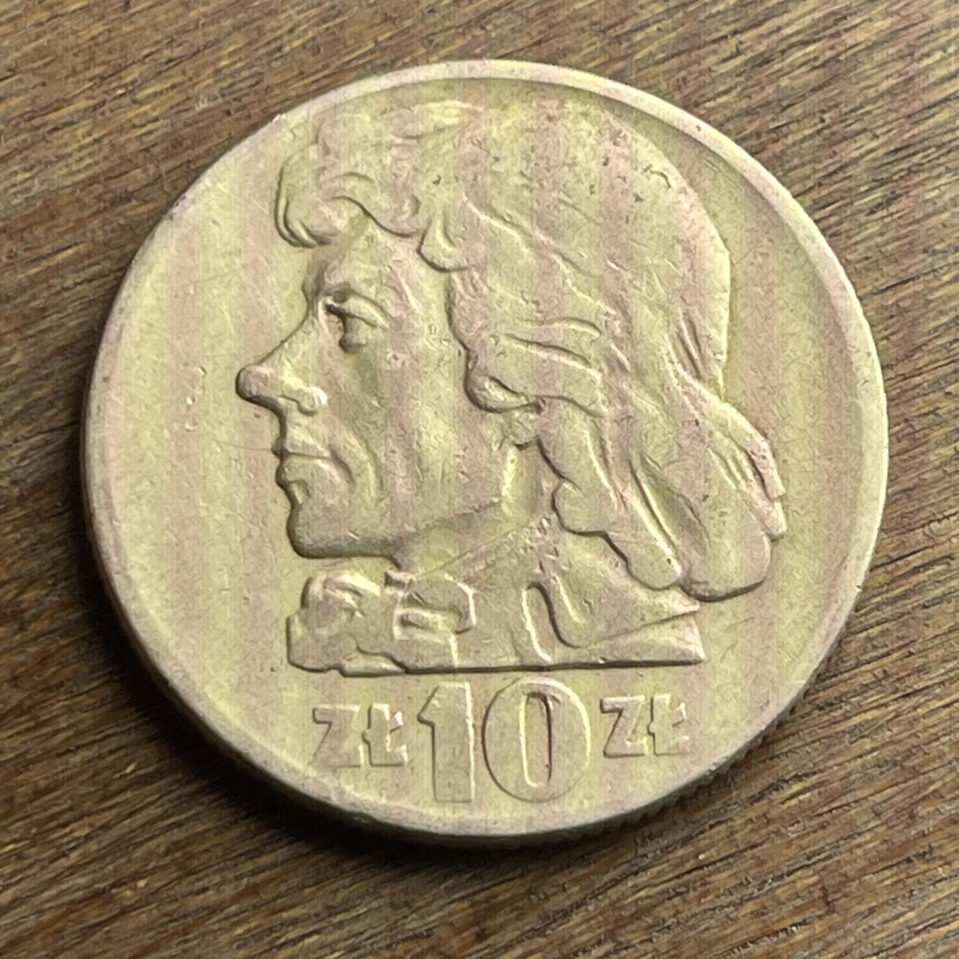 【本场4.12号发货】★第145加场★精品硬币 套币专场 不寄存，200包邮。不满200元，支付5元运费。《接受代拍 代送NGC评级》 78【无寄存】1960 大版 10兹罗提 柯斯丘什科将军 纪念币 镍币 