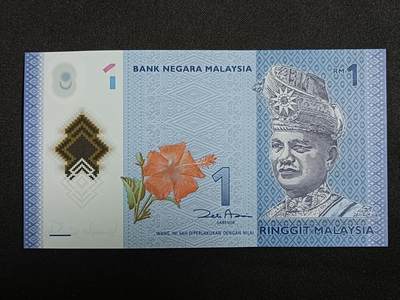 【游宝拍卖】乙巳蛇年第112期 周二集拍 - 马来西亚-1林吉特【全新UNC】