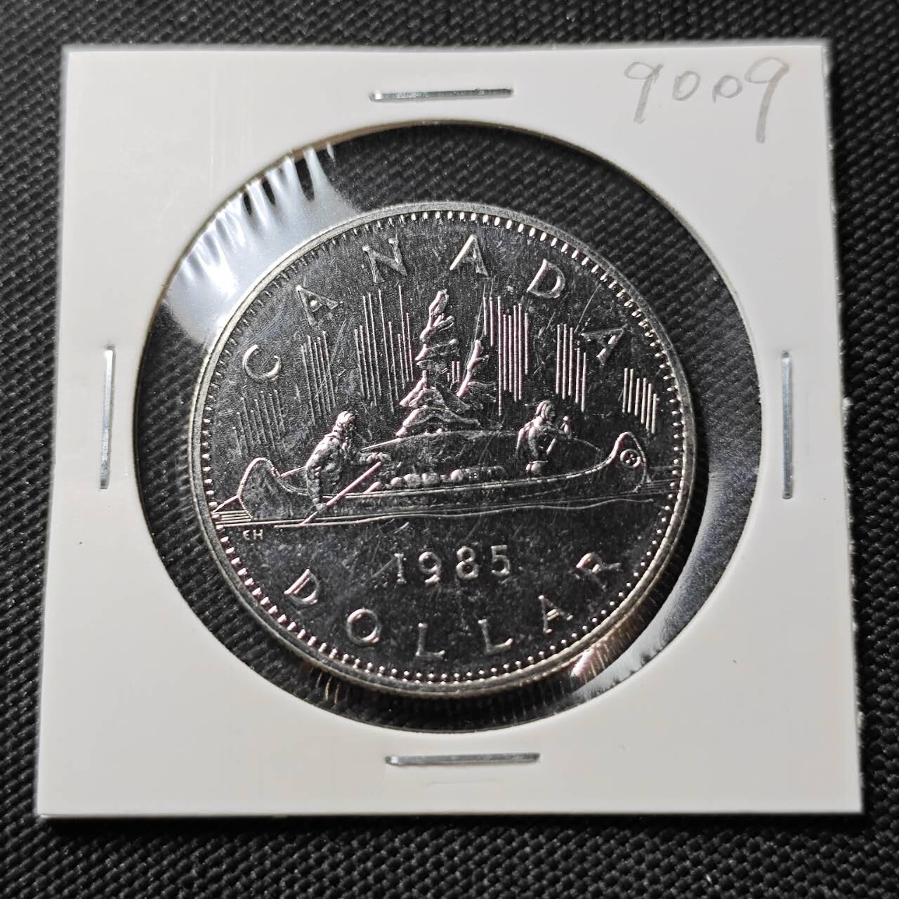 KK钱币收藏小铺  第390期  2月预留时间 周末发货  1985加拿大1元精制