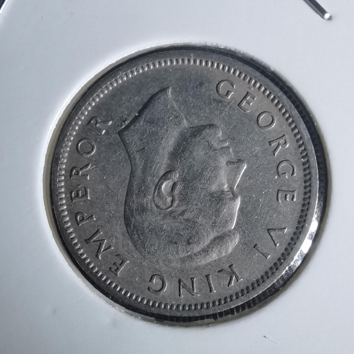 沼泽如烟--第977场 新西兰1947年6便士