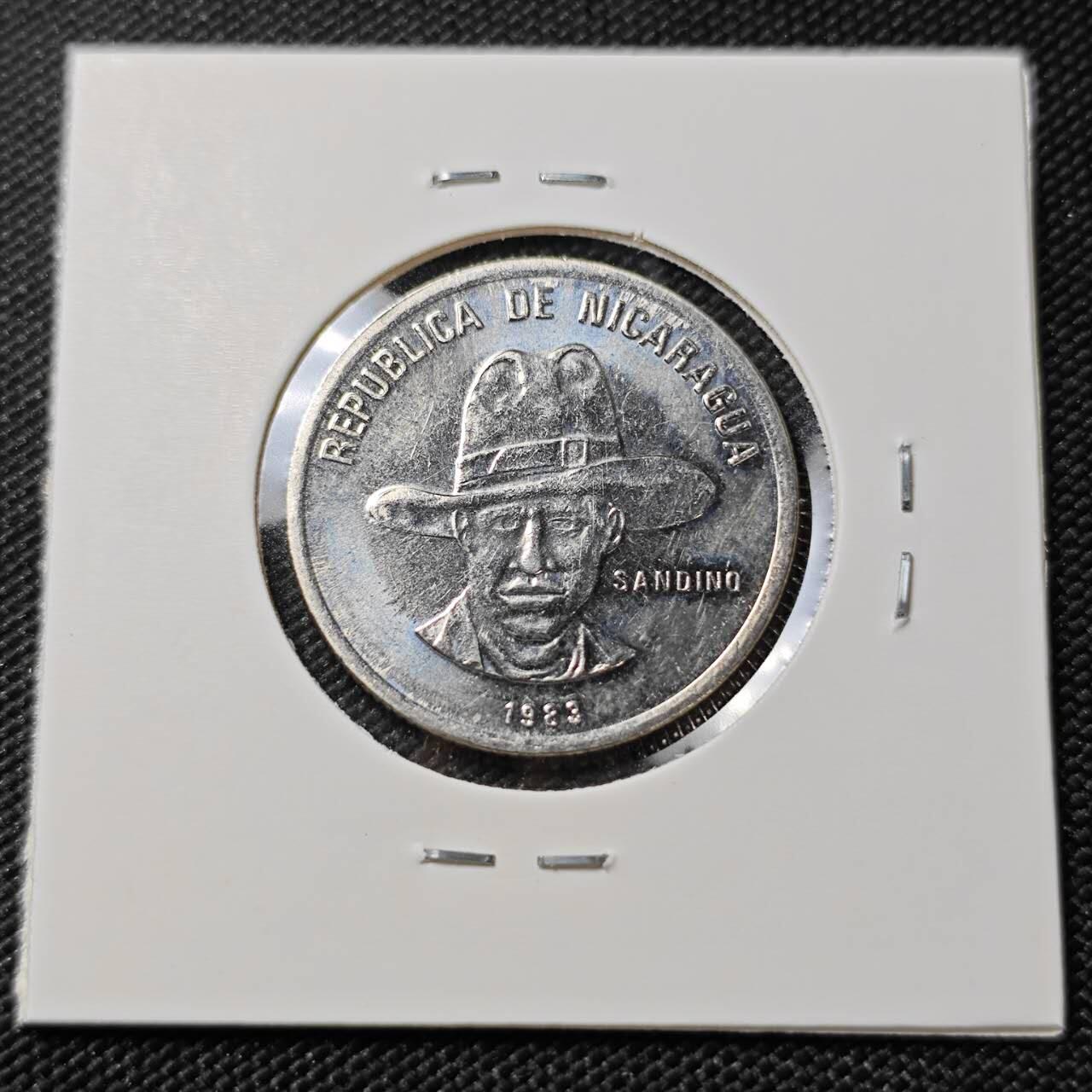 KK钱币收藏小铺  第390期  2月预留时间 周末发货  1983尼加拉瓜50分