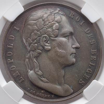 掌中浮雕-藏着的欧洲第051场 - 利奥波德一世铜章，46mm