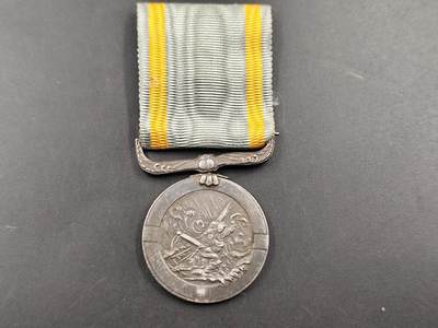 1月25日徽章钱币专场 - 日本水难救济会银质奖章（21.8g 纯银价格500多）