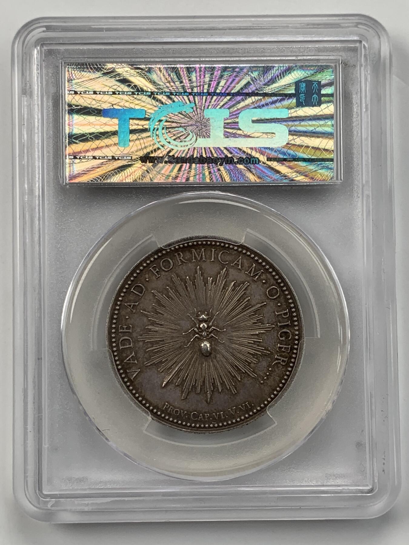 掌中浮雕-藏着的欧洲第051场 1822年法国里昂储蓄银行纪念银章，32mm