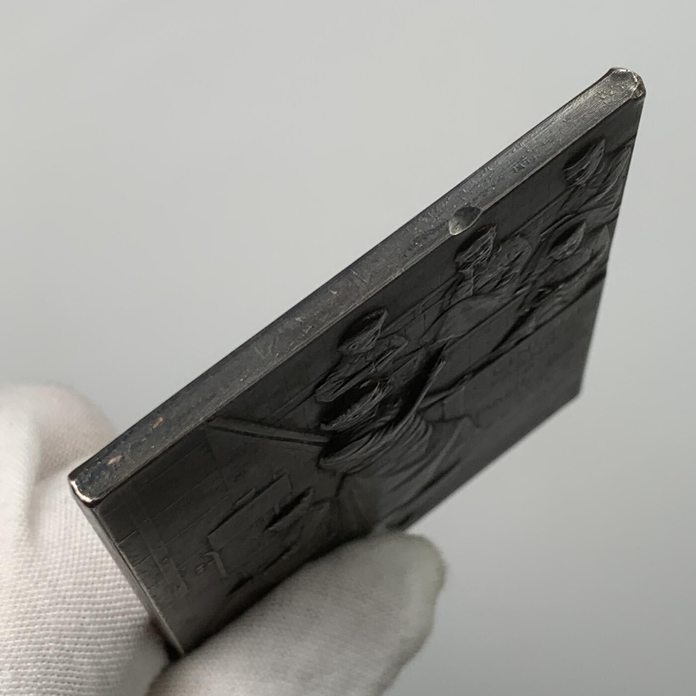 掌中浮雕-藏着的欧洲第051场 1907年法国医学院教授保罗.巴尔镀银铜章，56.5*69.4mm，盒子变形，扣不住