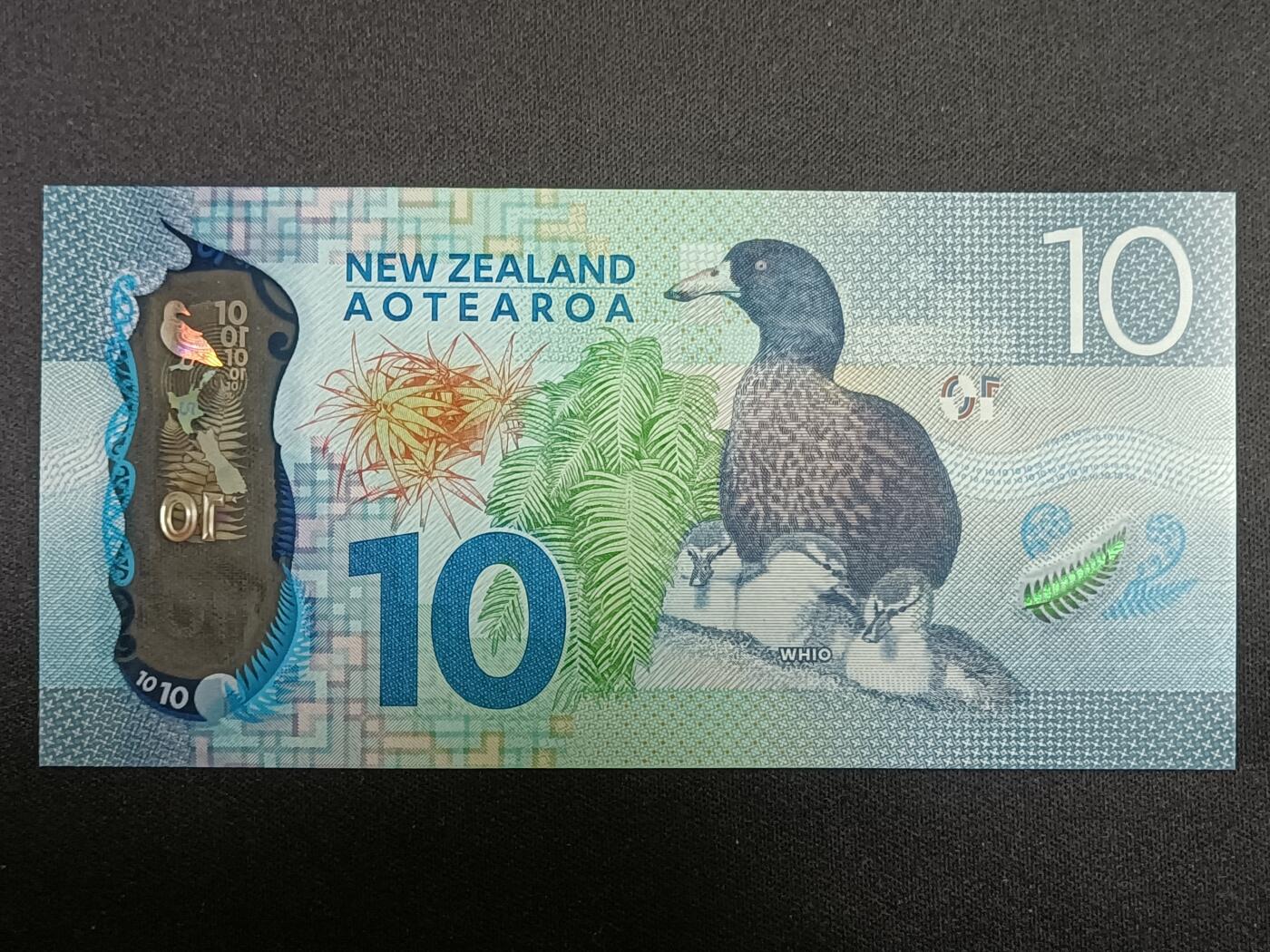 【游宝拍卖】乙巳蛇年第112期 周二集拍 新西兰-10元【全新UNC】