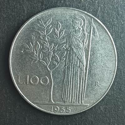 逸泉钱币2026第十五场世界钱币纪念币纸钞A883-1213A - 1138 意大利100里拉硬币