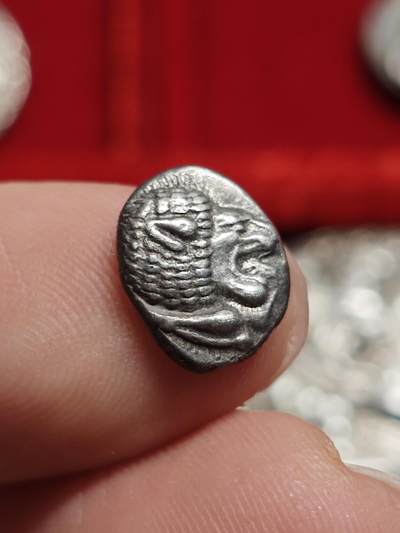 古希腊米利都咆哮狮子银币 - 古希腊米利都咆哮狮子银币