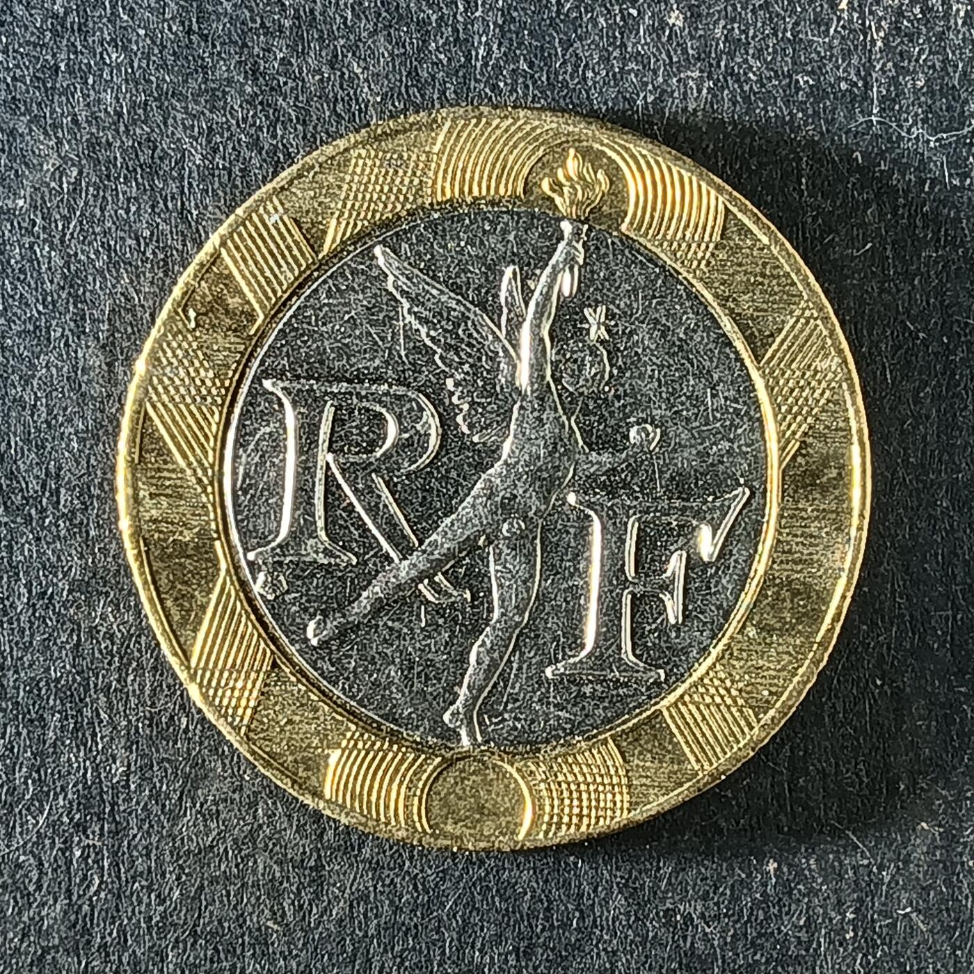 逸泉钱币2026第十五场世界钱币纪念币纸钞A883-1213A 1057法国10法郎小天使双色币