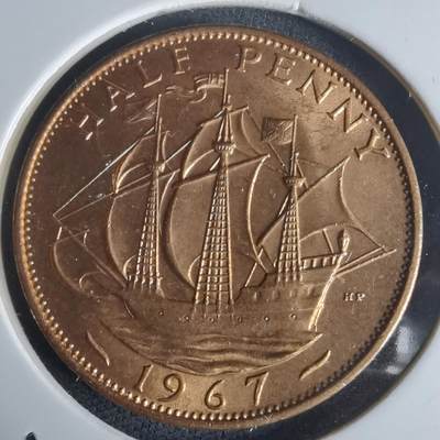 沼泽如烟--第977场 - 英国1967年半便士