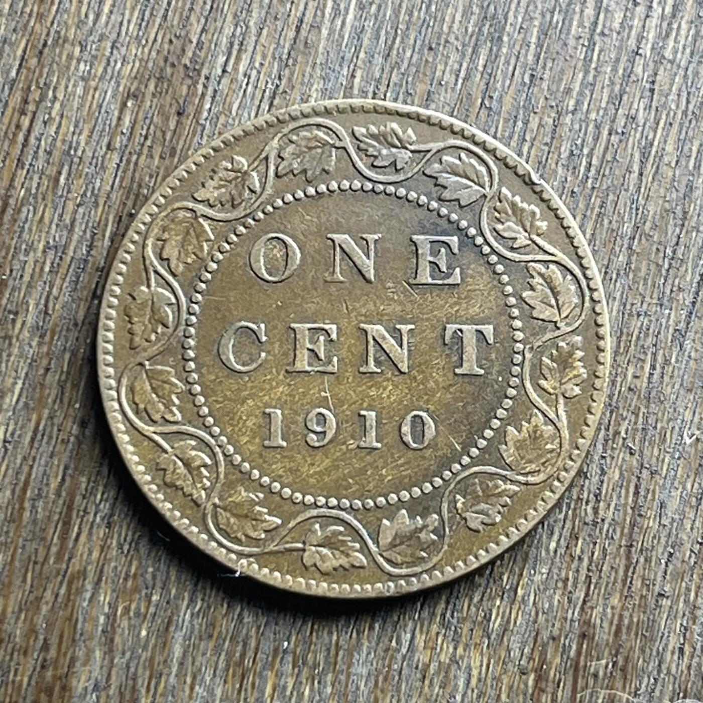 【本场4.12号发货】★第145加场★精品硬币 套币专场 不寄存，200包邮。不满200元，支付5元运费。《接受代拍 代送NGC评级》 50【无寄存】1910 加拿大 爱德华七世 1分 铜币