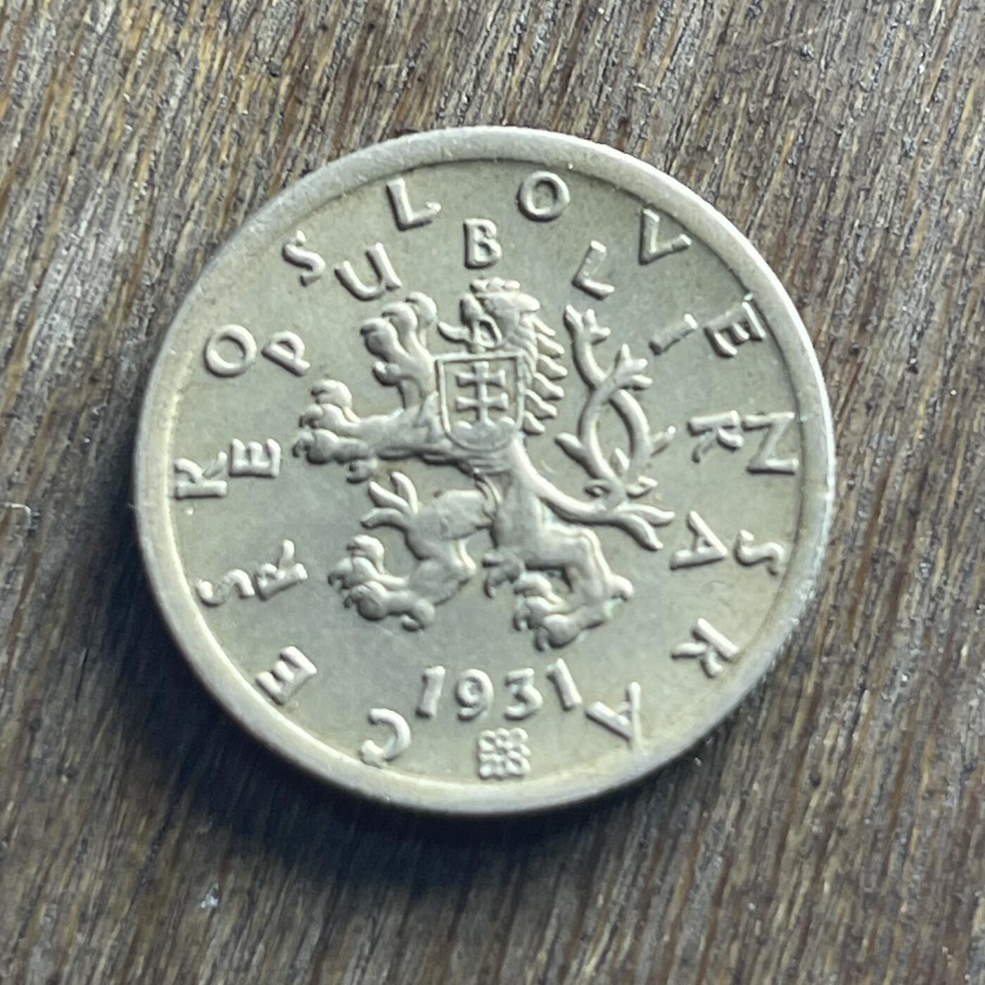 【本场4.12号发货】★第145加场★精品硬币 套币专场 不寄存，200包邮。不满200元，支付5元运费。《接受代拍 代送NGC评级》 3【无寄存】1931 捷克 50赫勒 镍币