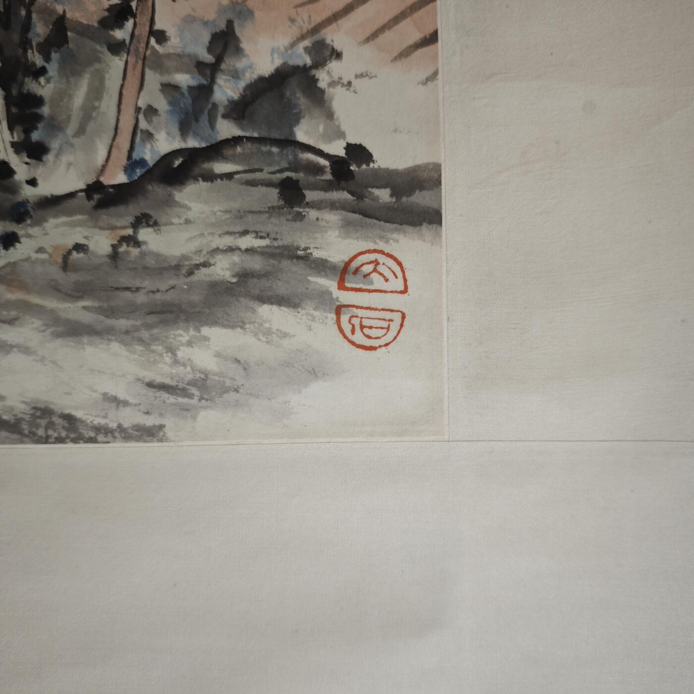 上海都达杂项专场九（全场包邮） 唐云 山水立轴1-202