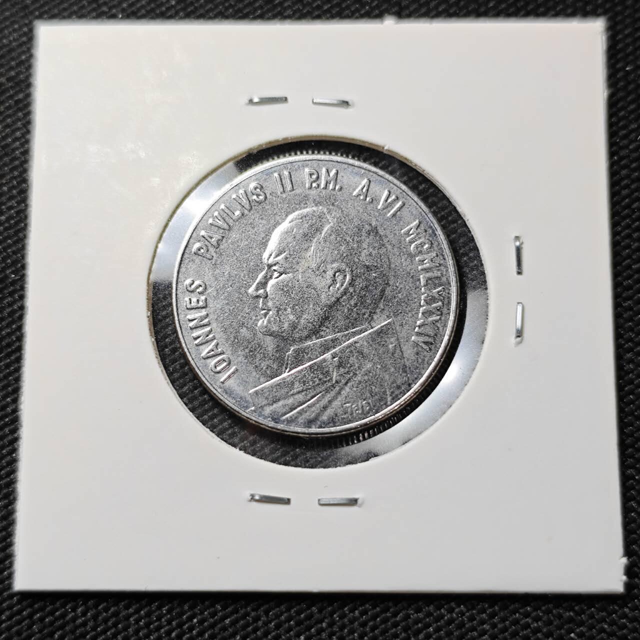 KK钱币收藏小铺  第390期  2月预留时间 周末发货  梵蒂冈50里拉